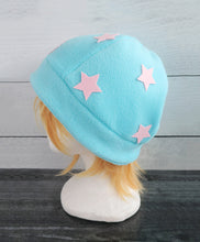 Load image into Gallery viewer, Star Fleece Hat - Felt Stars
