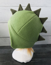 Load image into Gallery viewer, Dinosaur Hat, Dino Fleece Hat
