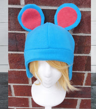 Load image into Gallery viewer, Blue Mice Fleece Hat
