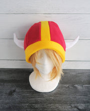Load image into Gallery viewer, Custom Vikings Helmet Fleece Hat
