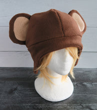 Load image into Gallery viewer, Monkey Fleece Hat
