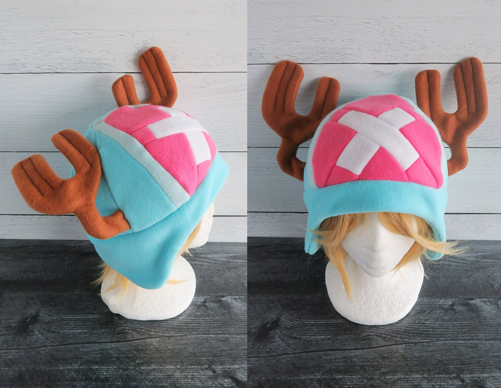 Pink Antler Fleece Hat – Akiseo