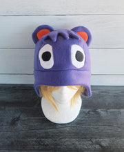 Load image into Gallery viewer, Poncho Bear Fleece Hat
