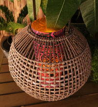 Load image into Gallery viewer, Purple Girl Lantern Polynesian Indoor Decor
