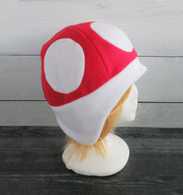 Load image into Gallery viewer, Mushroom and Toad Fleece Hat
