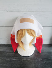Load image into Gallery viewer, Scorch Bunny Fleece Hat - Purple on SALE now - Ready to Ship Halloween Costume
