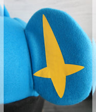 Load image into Gallery viewer, Yellow-Blue Lion Fleece Hat
