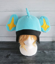 Load image into Gallery viewer, Yellow-Blue Lion Fleece Hat
