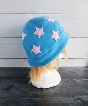 Load image into Gallery viewer, Star Fleece Hat - Fleece Stars
