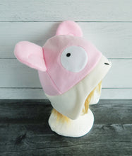 Load image into Gallery viewer, Pink Sloth Fleece Hat
