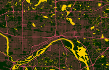 Load image into Gallery viewer, St Paul, MN City Map Print
