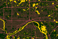 Load image into Gallery viewer, St Paul, MN City Map Print
