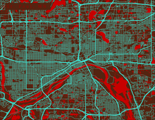Load image into Gallery viewer, St Paul, MN City Map Print
