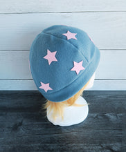 Load image into Gallery viewer, Star Fleece Hat - Felt Stars
