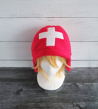 Load image into Gallery viewer, Swiss Flag Fleece Hat
