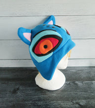 Load image into Gallery viewer, Blue Kkachi Horangi Tiger Fleece Hat
