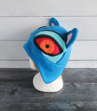 Load image into Gallery viewer, Blue Kkachi Horangi Tiger Fleece Hat

