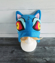 Load image into Gallery viewer, Blue Kkachi Horangi Tiger Fleece Hat
