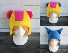 Load image into Gallery viewer, Maple Bear and Fig Cat Fleece Hats
