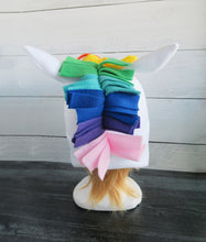 Load image into Gallery viewer, Rainbow Unicorn Fleece Hat
