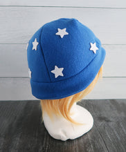 Load image into Gallery viewer, Star Fleece Hat - Felt Stars
