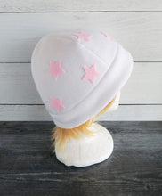 Load image into Gallery viewer, Star Fleece Hat - Felt Stars
