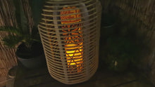 Load and play video in Gallery viewer, TIki Lantern Red, Polynesian Indoor Decor
