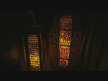 Load and play video in Gallery viewer, Tiki Lantern Red, Polynesian Indoor Decor
