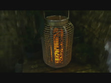 Load and play video in Gallery viewer, Tiki Lantern Red, Polynesian Indoor Decor
