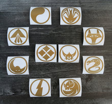 Load image into Gallery viewer, Individual Ronin Warriors/Samurai Troopers Armor Decal/Sticker
