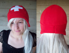 Load image into Gallery viewer, Swiss Flag Fleece Hat
