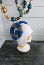Load image into Gallery viewer, Hanukkah Horns Fleece Hat
