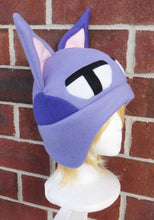 Load image into Gallery viewer, Bob Cat Fleece Hat - Ready to Ship Halloween Costume
