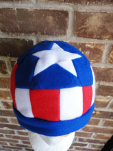 Load image into Gallery viewer, USA Fleece Hat - Ready to Ship Halloween Costume
