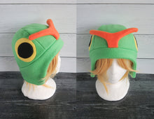 Load image into Gallery viewer, Caterpillar Fleece Hat - Ready to Ship Halloween Costume
