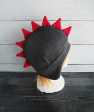 Load image into Gallery viewer, Dinosaur Hat, Dino Fleece Hat
