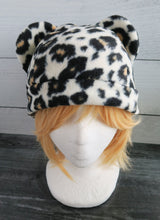 Load image into Gallery viewer, Cheetah Fleece Hat - Sherpa Hat
