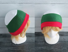 Load image into Gallery viewer, Candy Cane Fleece Hat - Ready to Ship Halloween Costume
