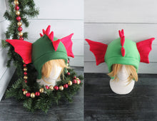 Load image into Gallery viewer, Christmas Water Dragon Fleece Hat
