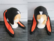 Load image into Gallery viewer, Cole Bunny Fleece Hat - Ready to Ship Halloween Costume
