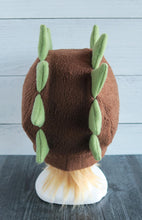 Load image into Gallery viewer, Stegosaurus Dinosaur Hat, Dino Double Spike Fleece Hat - Ready to Ship Halloween Costume
