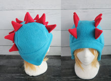 Load image into Gallery viewer, Dragon Double Spike Fleece Hat
