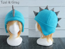 Load image into Gallery viewer, Dragon Fleece Hat - Ready to Ship Halloween Costume
