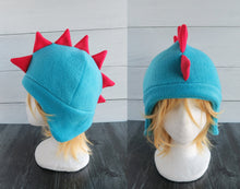 Load image into Gallery viewer, Dragon Fleece Hat - Ready to Ship Halloween Costume
