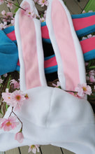 Load image into Gallery viewer, Easter Bunny Fleece Hat - Ready to Ship Halloween Costume
