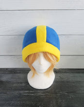 Load image into Gallery viewer, Boy Blue Fleece Hat - Ready to Ship Halloween Costume
