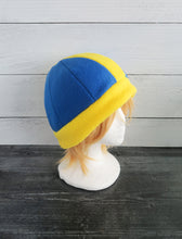 Load image into Gallery viewer, Boy Blue Fleece Hat - Ready to Ship Halloween Costume
