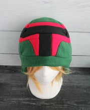 Load image into Gallery viewer, Green Space Helmet Fleece Hat
