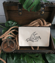 Load image into Gallery viewer, Vintage Map Fish Canvas Bag
