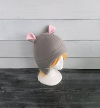 Load image into Gallery viewer, Hippo Hat - Animal Fleece Hat - Ready to Ship Halloween Costume
